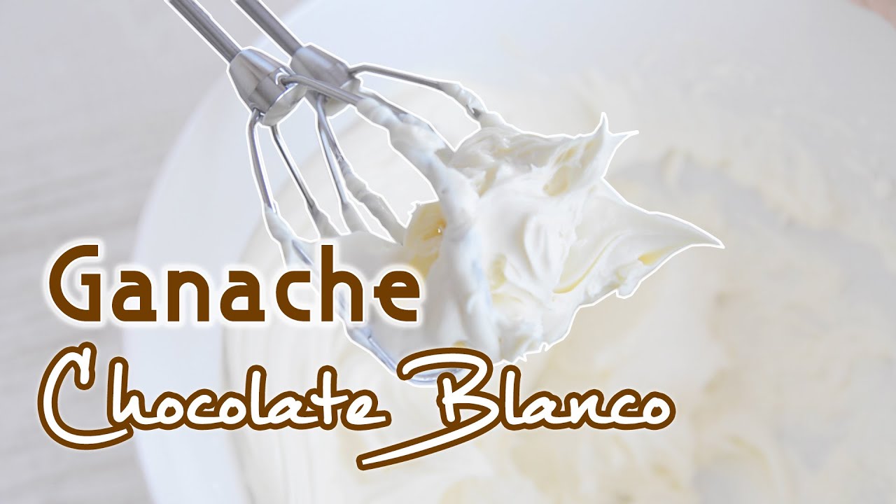 Ganache de chocolate blanco | Quiero Cupcakes!