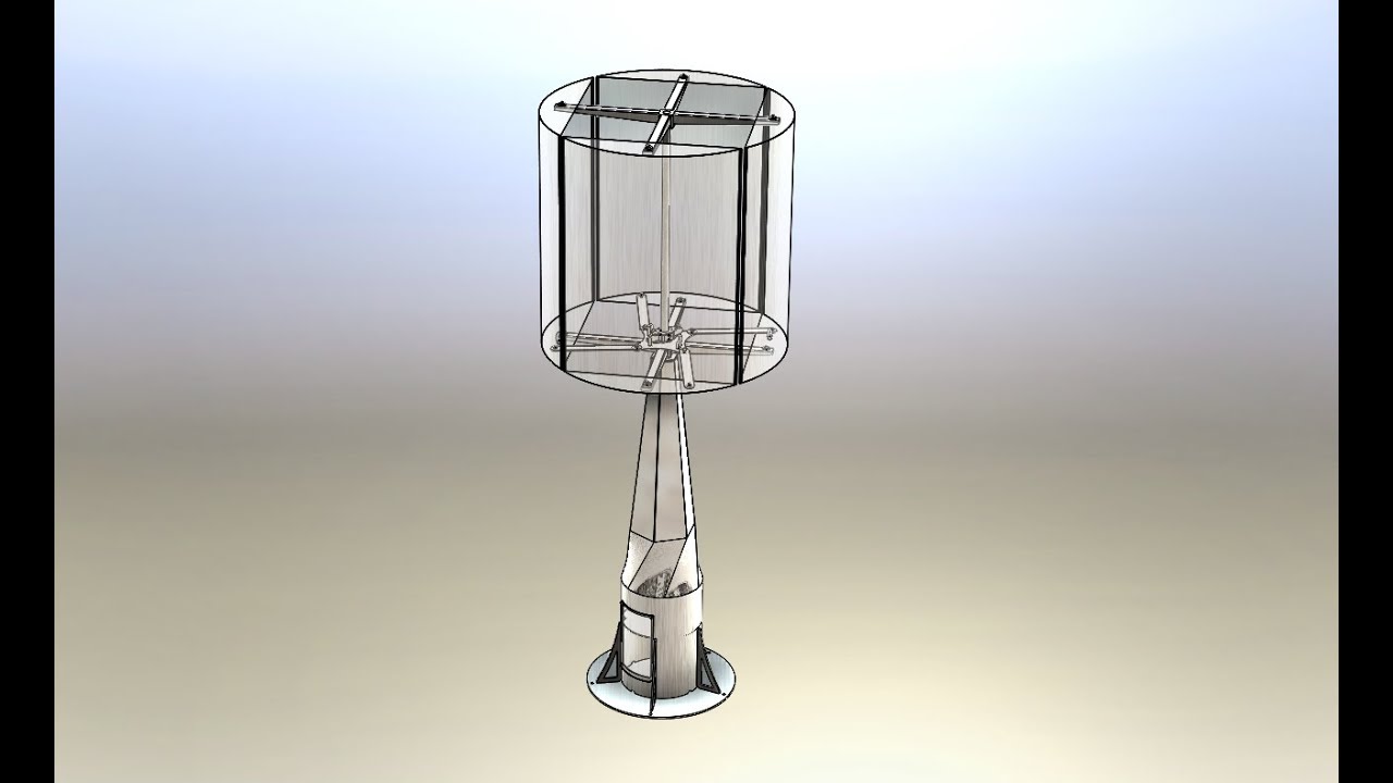 Fabrication d'une éolienne à axe vertical (partie 1)
