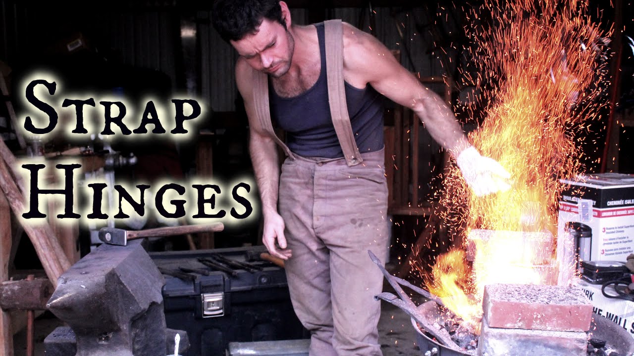 Forging strap hinges