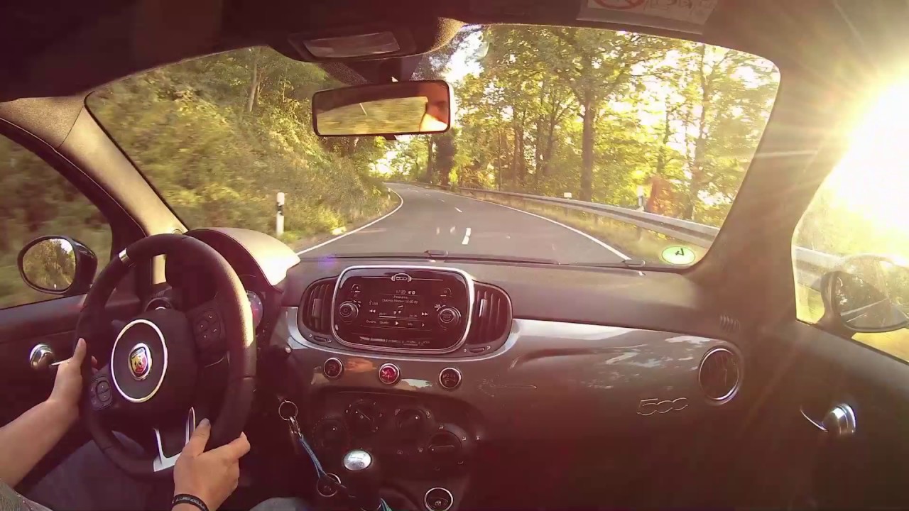 Abarth 595 - Series 4 - Test Drive / Nibelungenstra&szlig;e Odenwald