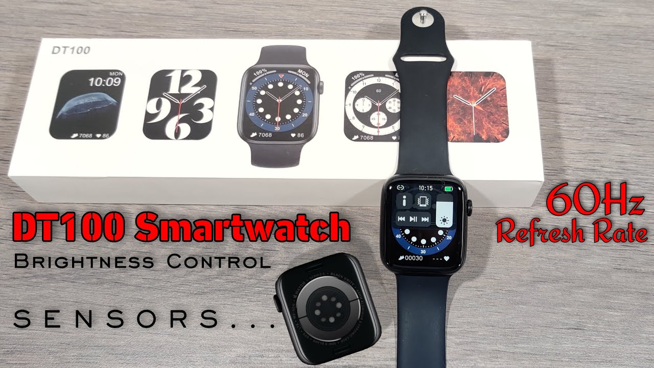 DT100 Series 6 Smart Watch Unboxing & Review | 100+ Watch faces | 60Hz Refresh Rate | Passcode Lock