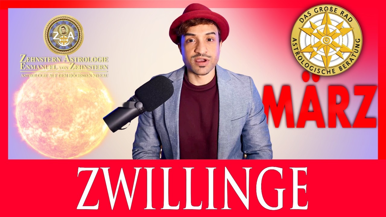 ZWILLINGE & ZWILLINGE MÄRZ 2026 MONATSHOROSKOP VON ENMANUEL VON ZEHNSTERN