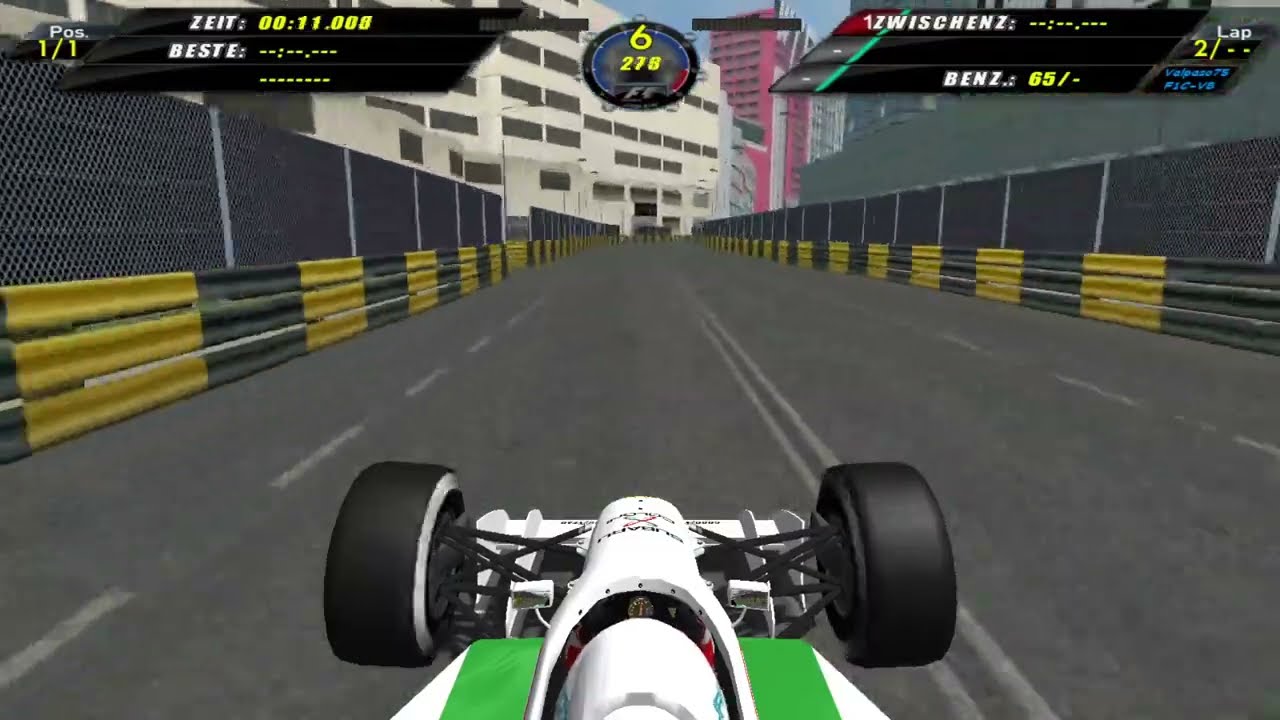 F1 Challenge VB 1990 Coloni Macau Onboard Lap
