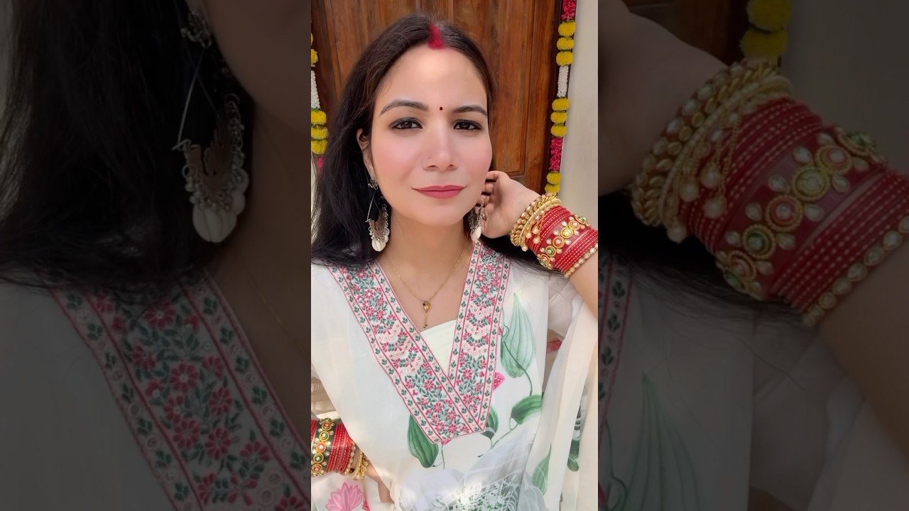 Meesho white suit set 