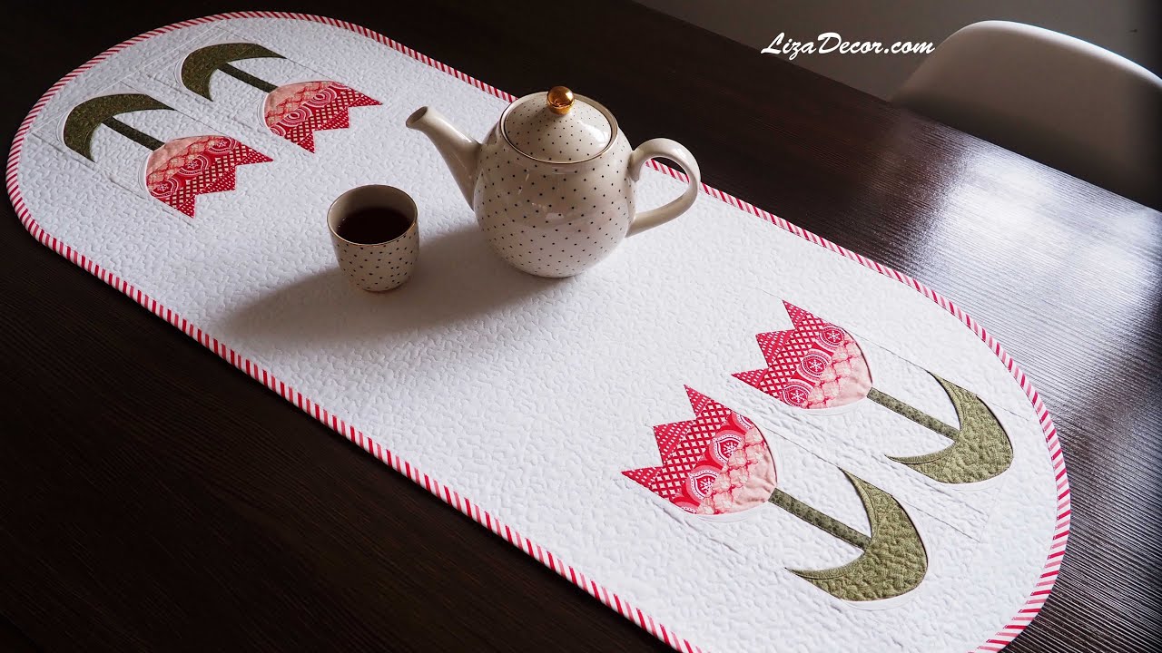 Spring tablecloth - Tutorial #lizadecor