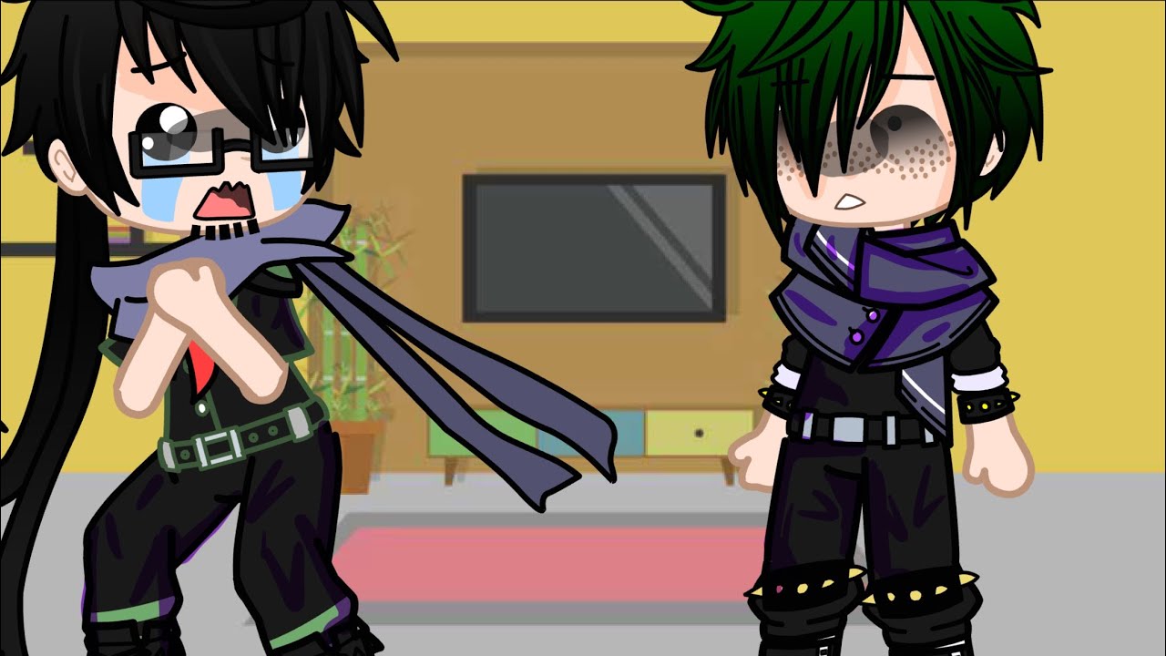 Aizawa and Midoriya switched bodies…. ||gachaclub|| MHA