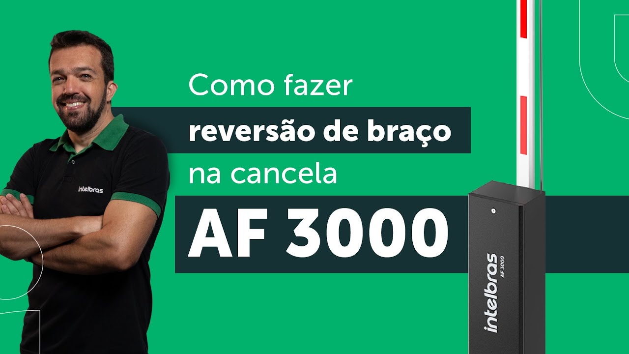 Como reverter o lado do braço da cancela AF 3000 #academiadigital