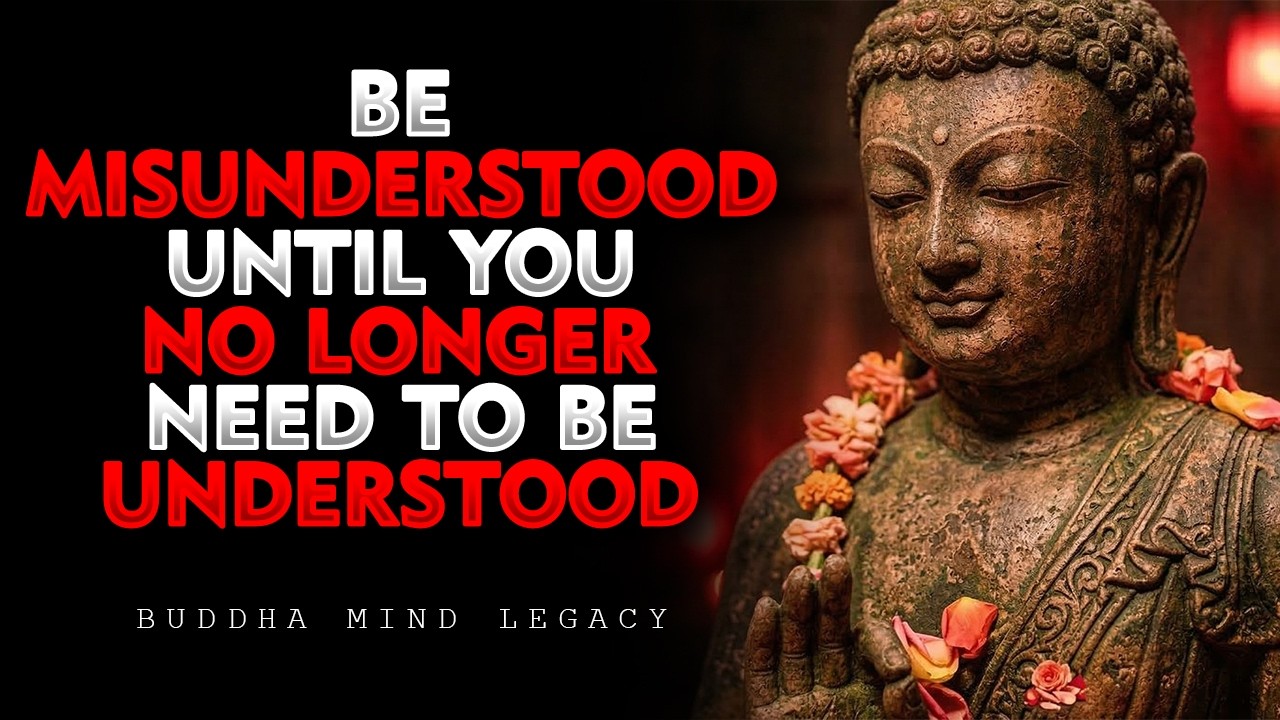 Be Misunderstood Until You No Longer Need To Be Understood | Buddhism