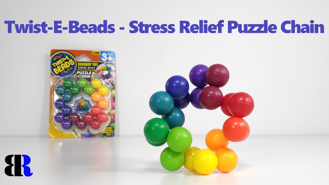 Twist E Beads - Sensory Toy - Stress Relief - Puzzle Chain Unbox + Play