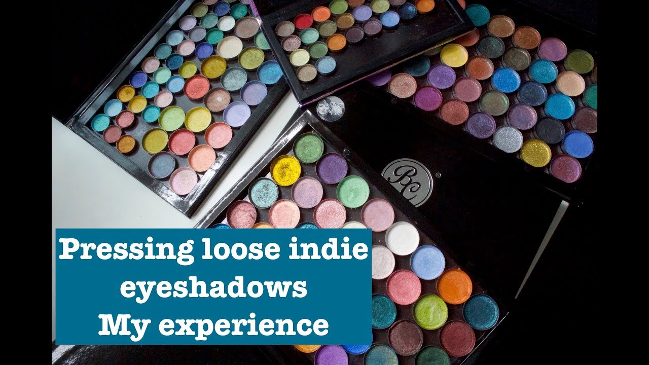 I pressed 200 loose indie eyeshadows/my experience