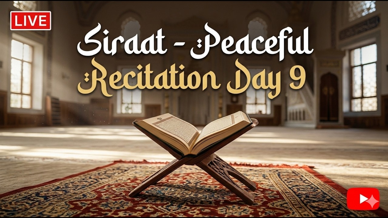 Find Peace This Ramadan 🤲 Quran Recitation Day 9 Live