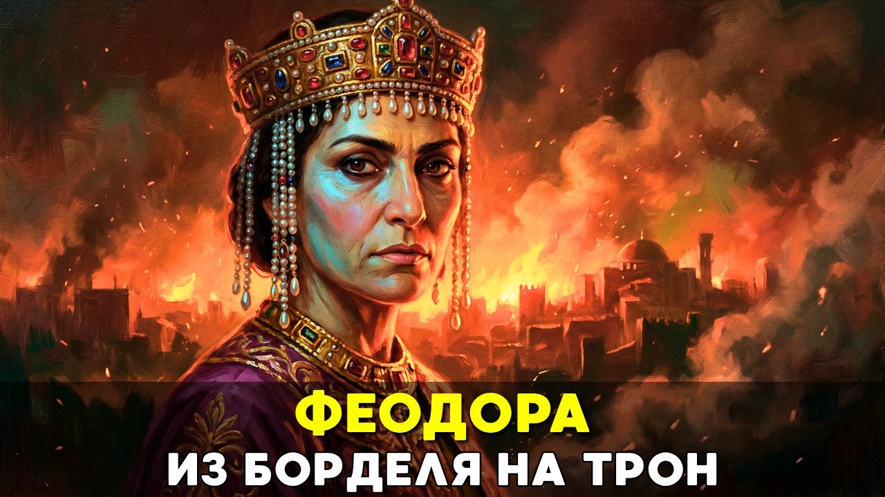 БЛУДНИЦА, СПАСШАЯ ИМПЕРИЮ: Как актриса из цирка стала самой могущественной женщиной Византии📜История