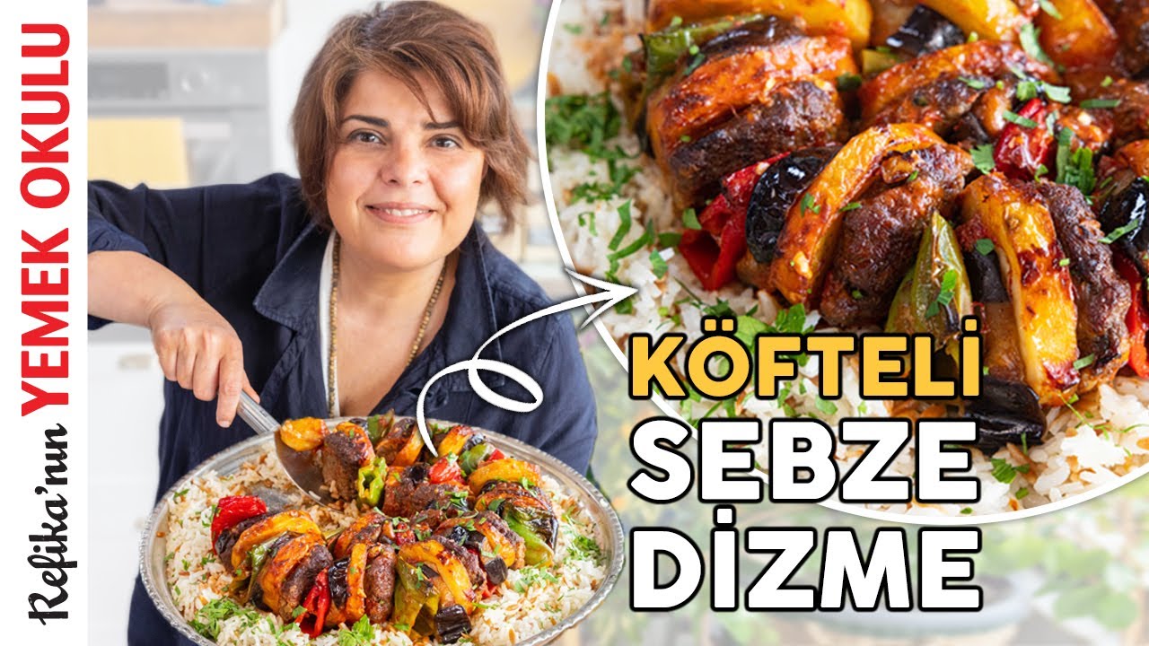 Airfryer Tarifleri | Patates Köfte Patlıcan Dizme | Airfryer'da Patlıcanlı Köfte Nasıl Yapılır?