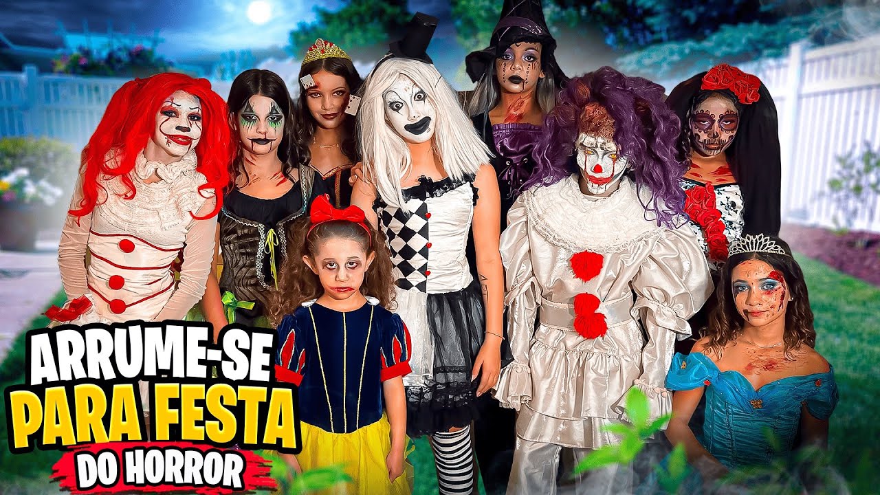 ARRUME-SE COMIGO PARA A FESTA DO HORROR E O PIOR ACONTECEU
