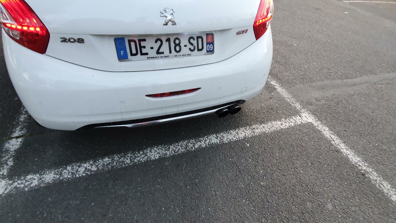 208 GTi Silencieux inox car