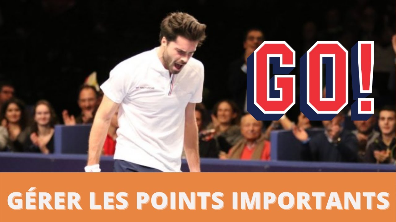 Voici comment gérer les points IMPORTANTS en match de tennis (pour gagner)
