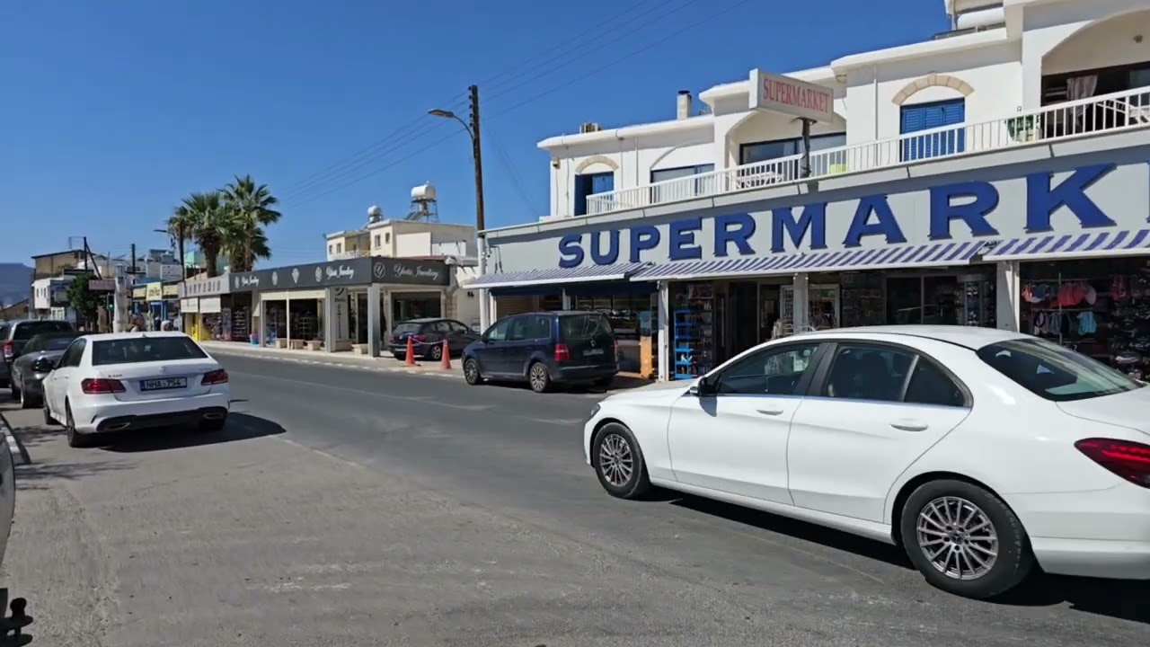 Cyprus Latchi High Street, Stroll along. September 2023