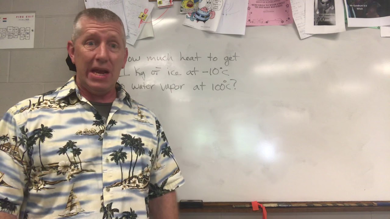 Heat of Fusion/Vaporization Problem Part One