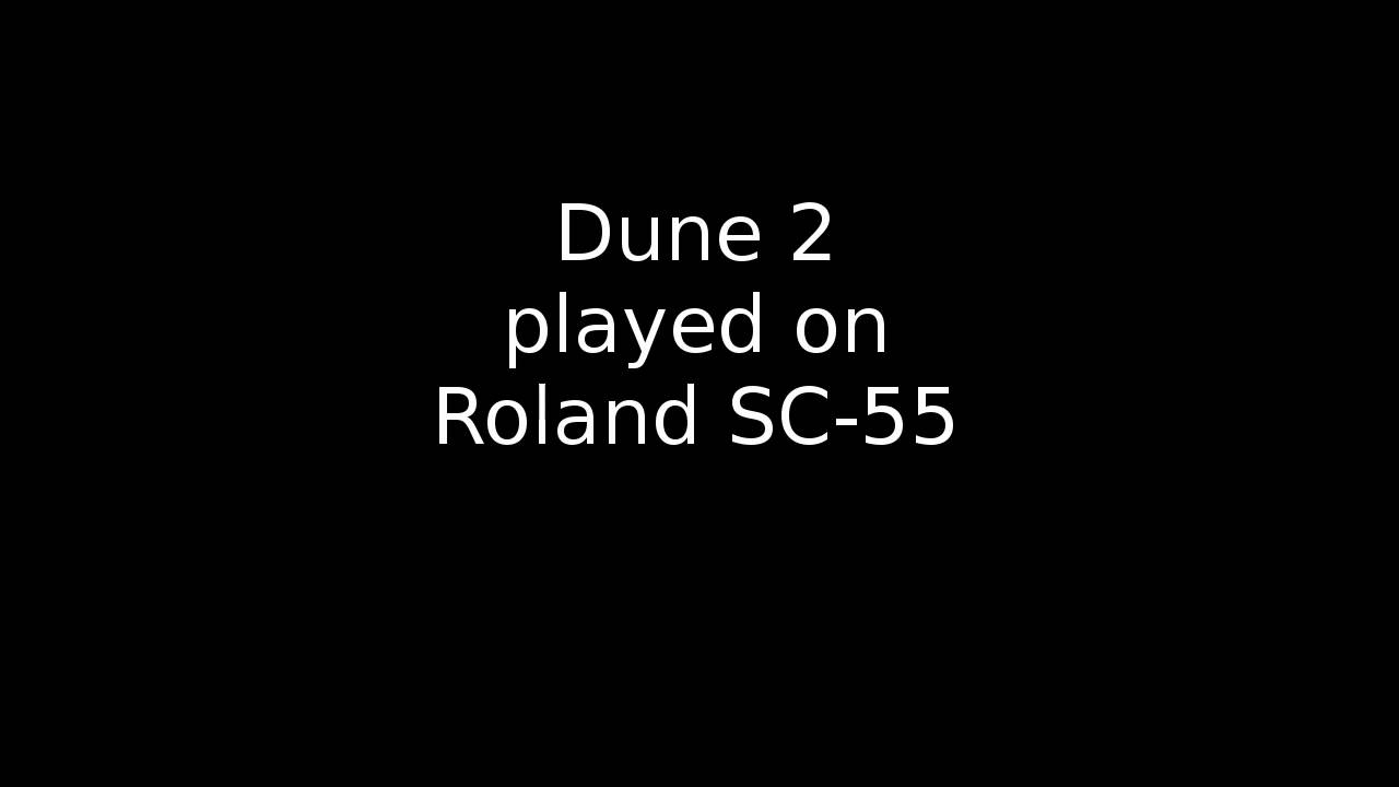 Dune 2 played on various sound cards.