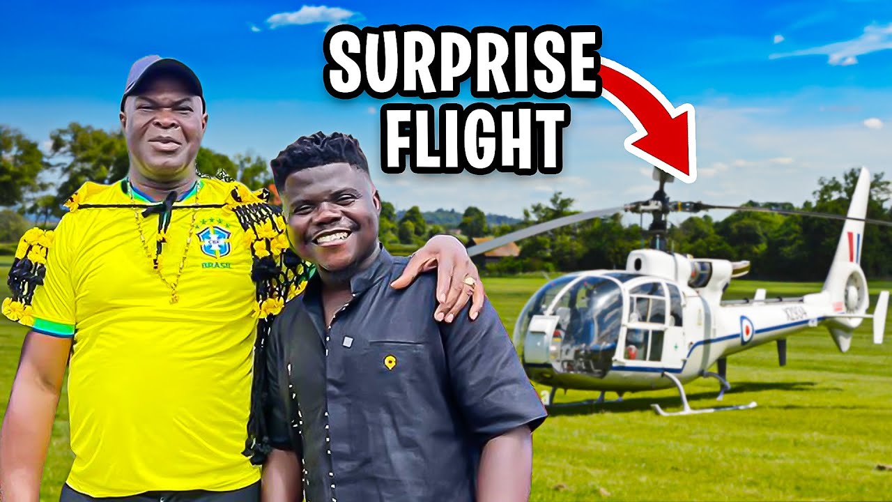 A Suprise Helicopter Flight With The Vice President Of Suriname