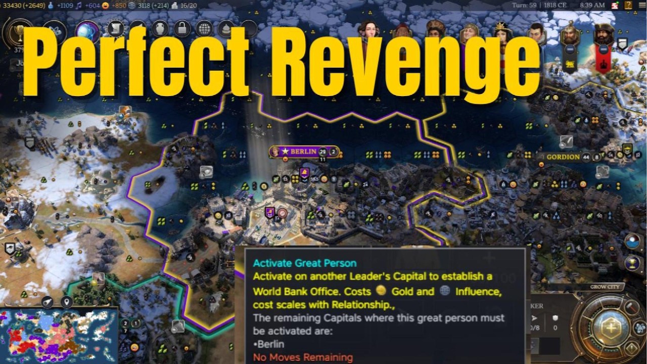 Ada Got Revenge on Augustus - Civ 7 Deity
