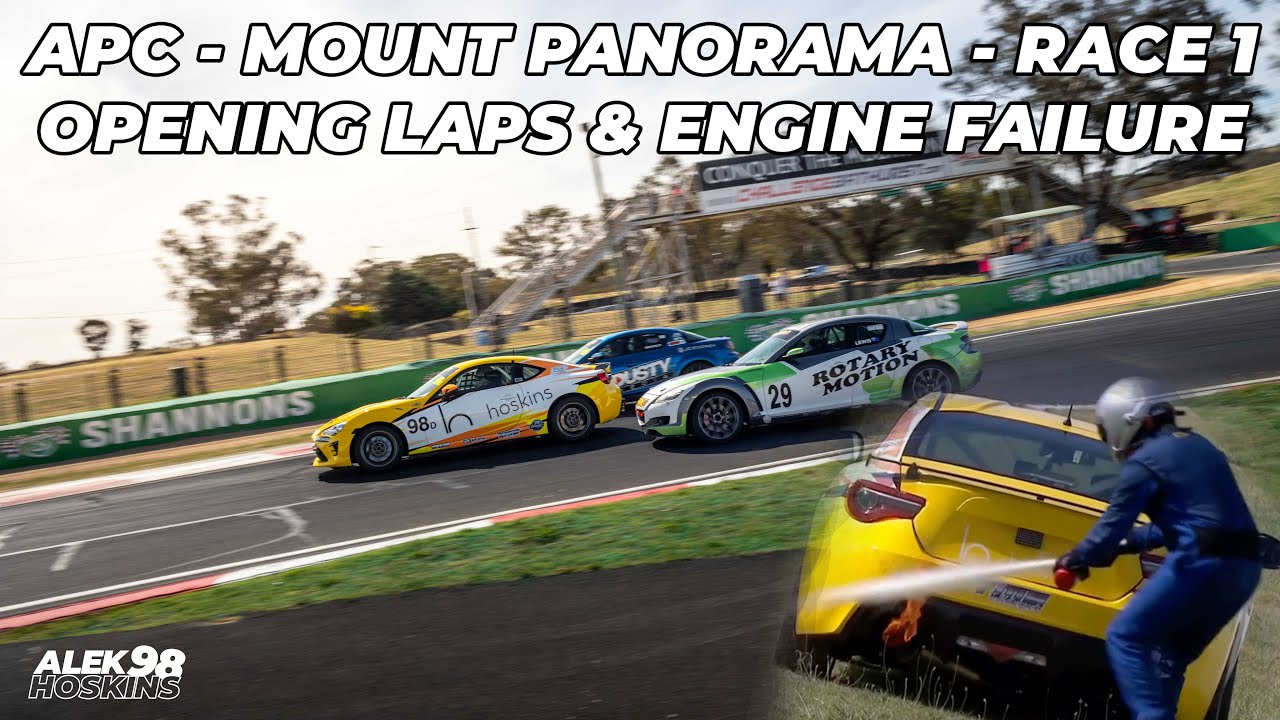 APC 2024 - Bathurst Race 1 Opening Laps Ends With A Bang!