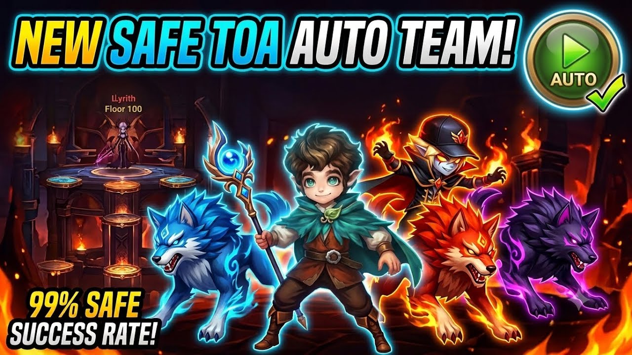 How to Build the Best Safe TOA Auto Team | Summoners War Guide