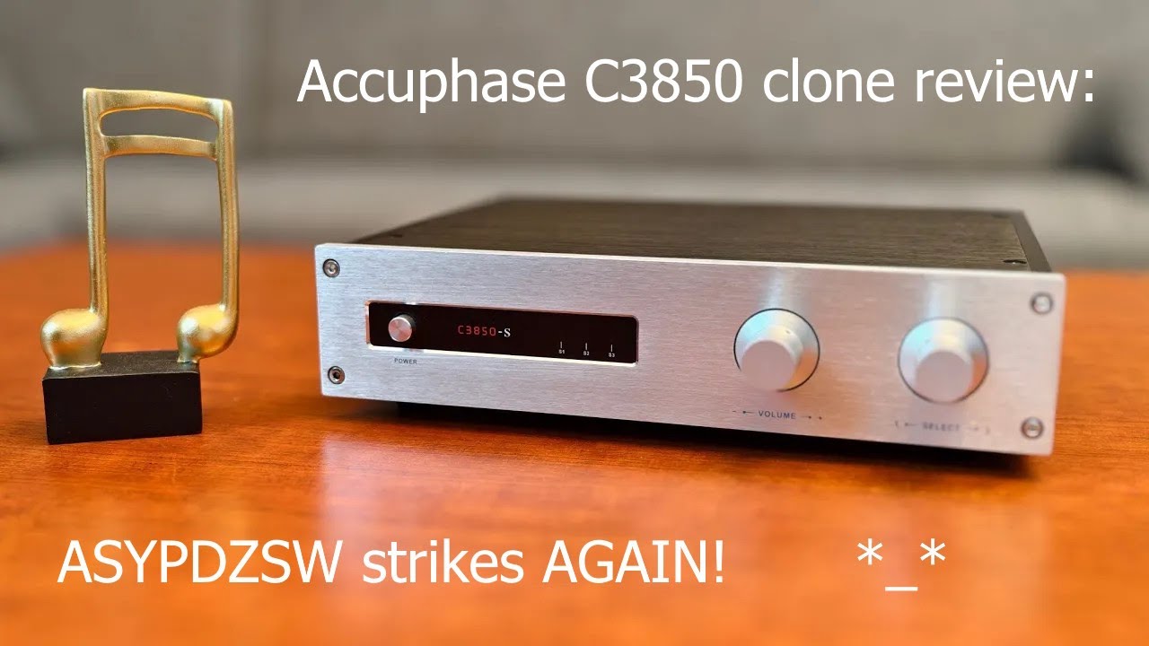 Impossibly cheap Accuphase based preamplifier clone: ASYPDZSW C3850-S review!