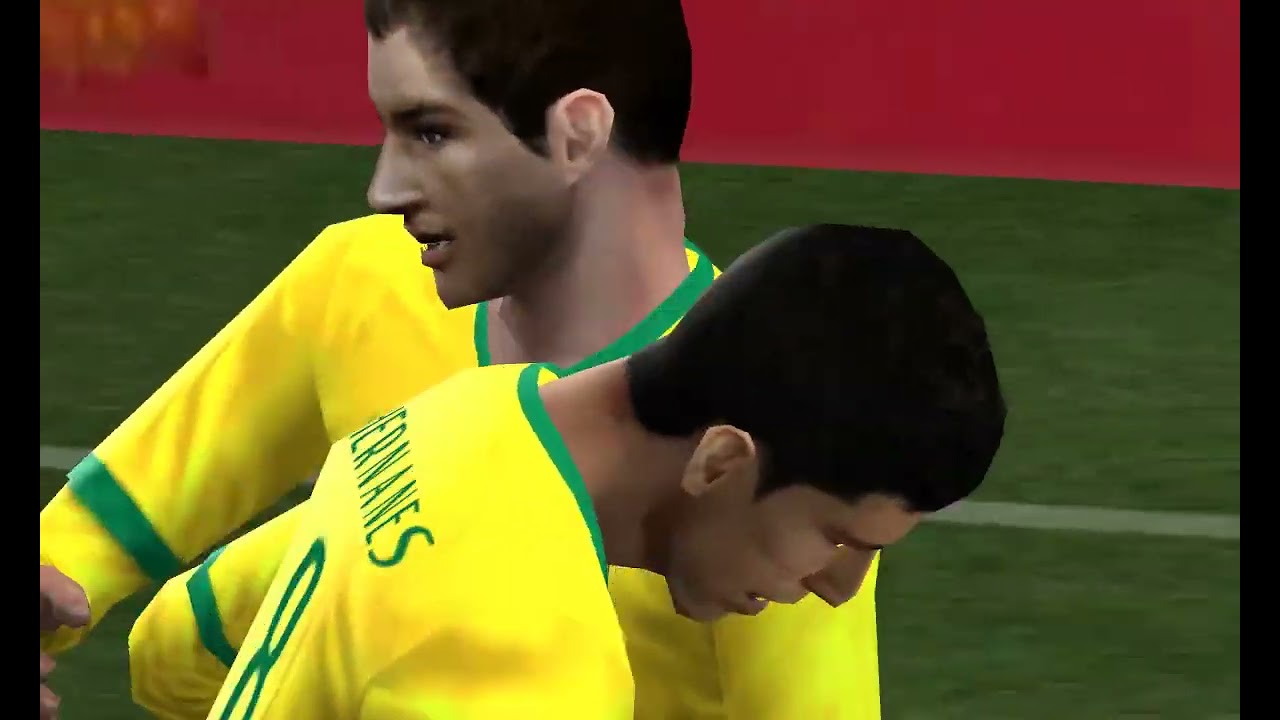 ウイイレ2014 3DS スウェーデンvsブラジル 全ナショナルチームでカップ戦 第1回 準決勝