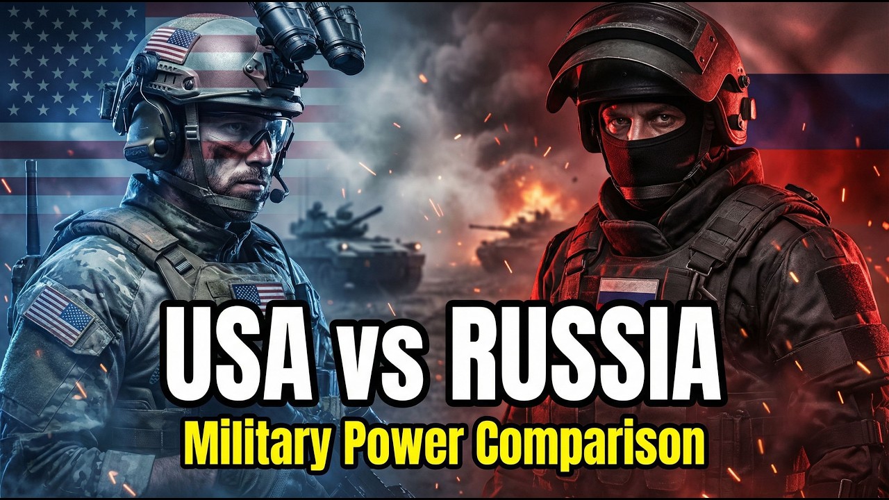 USA vs Russia Military Power Comparison 2026 | Who Is Stronger?