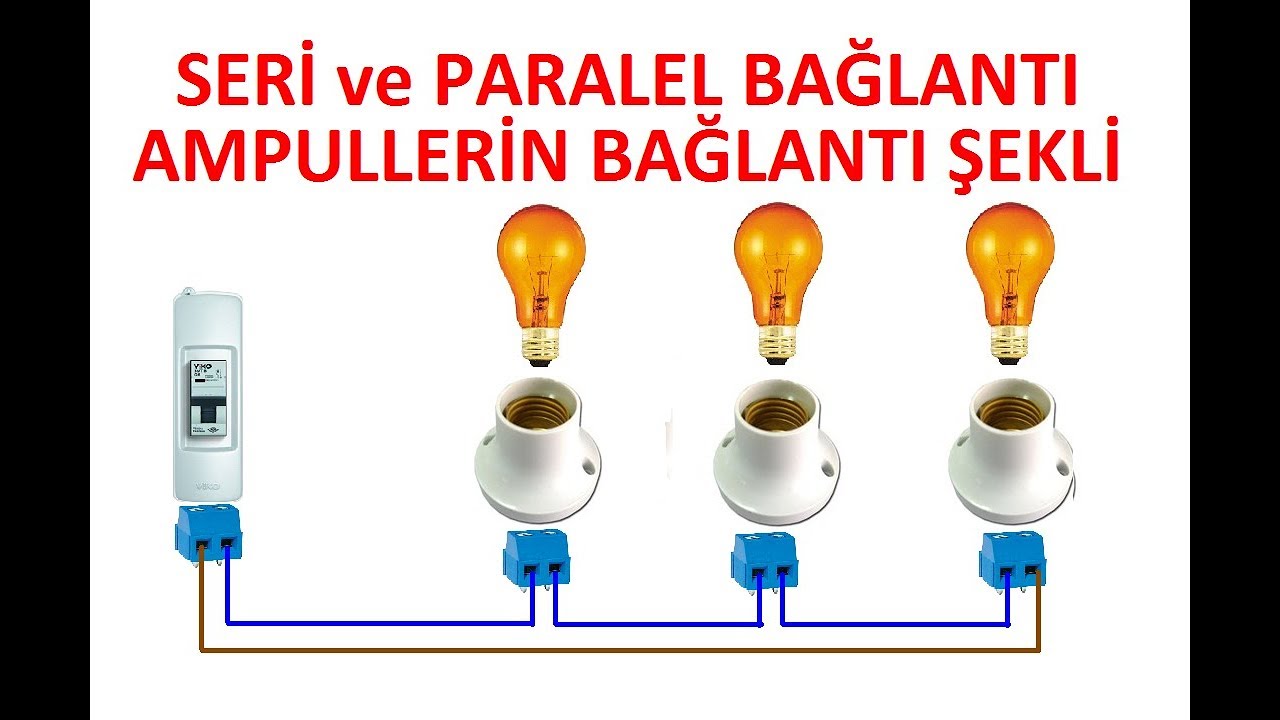 Seri ve Paralel Bağlantı (Ampul Bağlantı Şekli)/Serial and Parallel Connection (Shaping of Ampules)