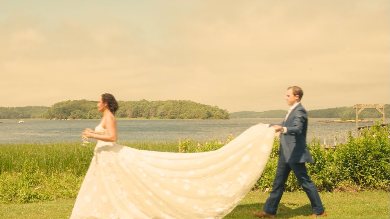 Wes Anderson Wedding Film in Maine