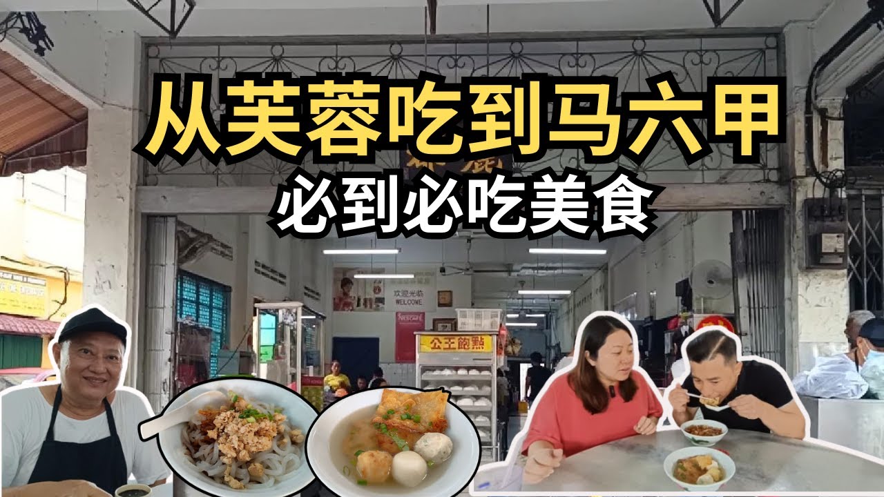 [马六甲 Vlog 1] 52年老字号潮州酿豆腐 | 本地人热烈推荐芙蓉烧包 | 隐藏版住家娘惹糕 | 住家娘惹咖喱叻沙 | Seremban to Melaka: Culinary Journey