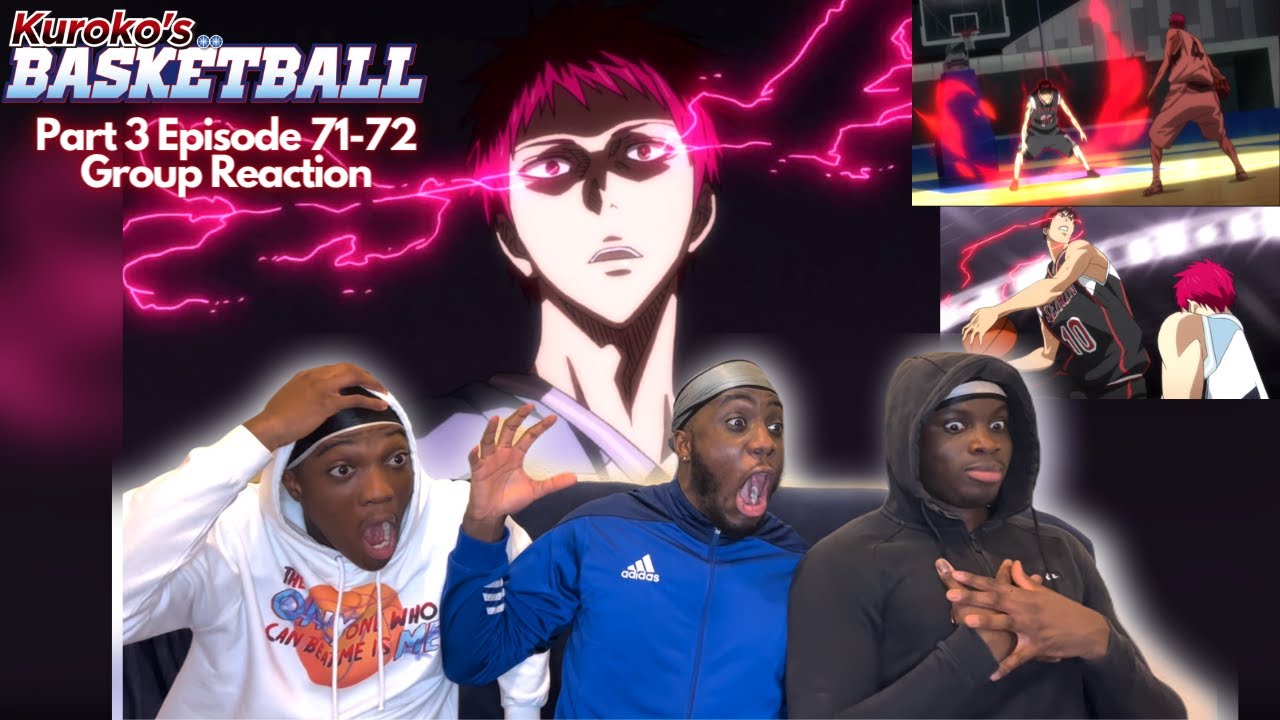 AKASHI ENTERS THE ZONE!! SEIRIN VS RAKUZAN! KUROKO NO BASKET Season 3 Episode 71-72 | BLIND REACTION