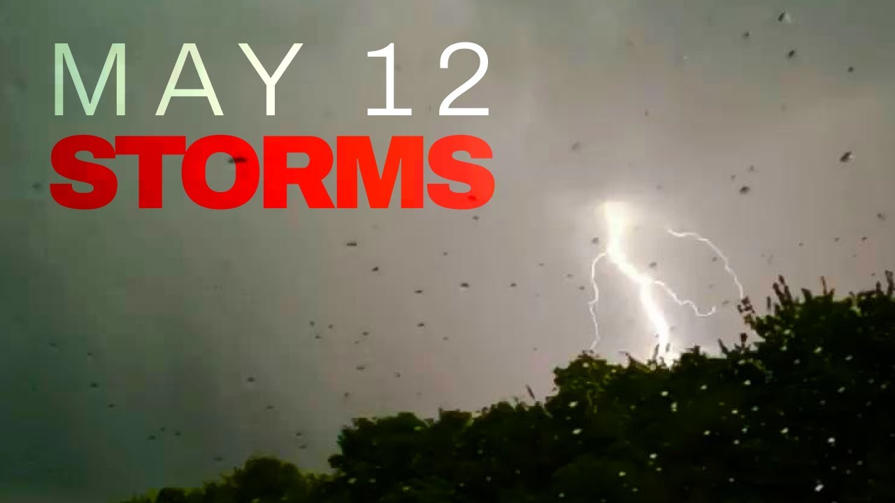Storm Chasing Highlights - UK Storms May 12, 2024