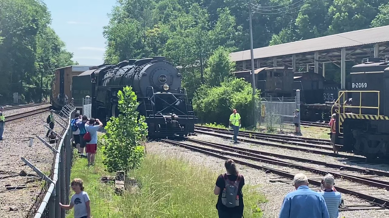 N&W 2156 Getting Moved Into the National Museum of Transportation 6/15/20