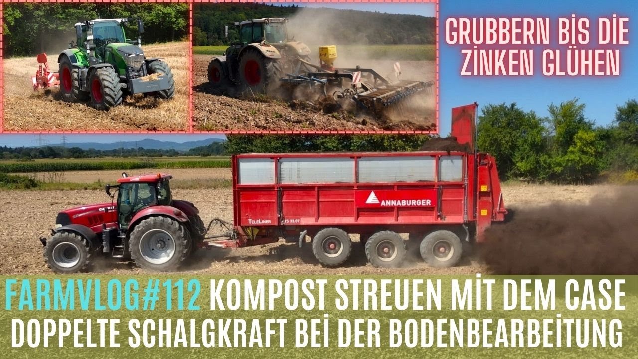 FarmVlog#112 Tridem Miststreuer / Case Power / Bodenbearbeitung uvm...