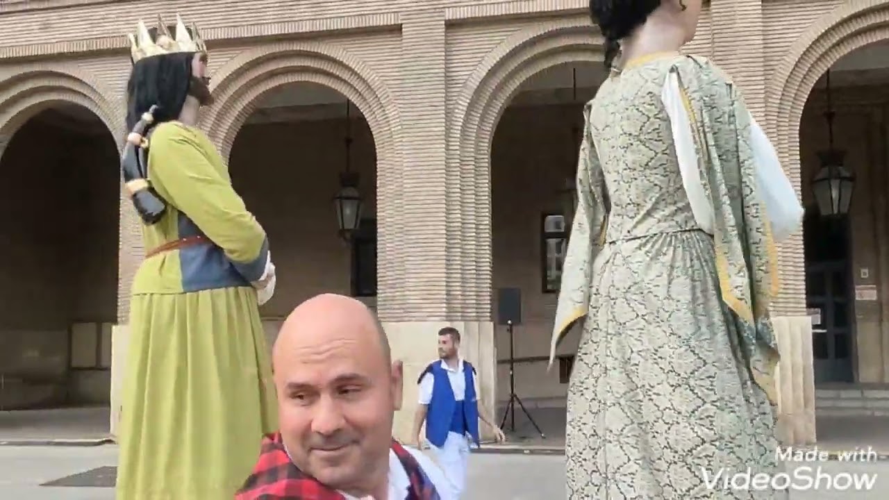 Presentación gigantes Goya Zaragoza 2022