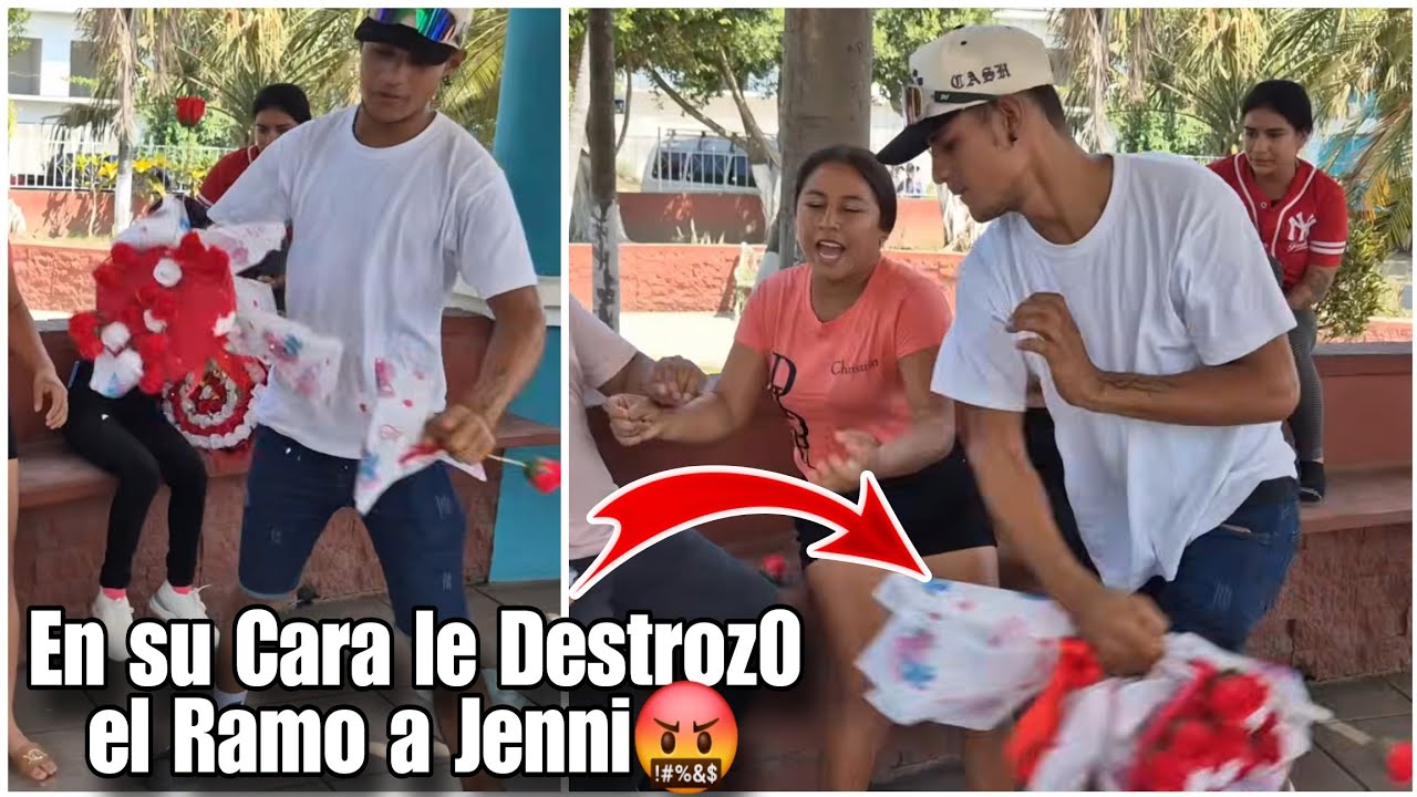 Jenni enfrente de Carlos Recibe tremendo detalle de su Amant3/Mira que Problem0n se Armó Aquí