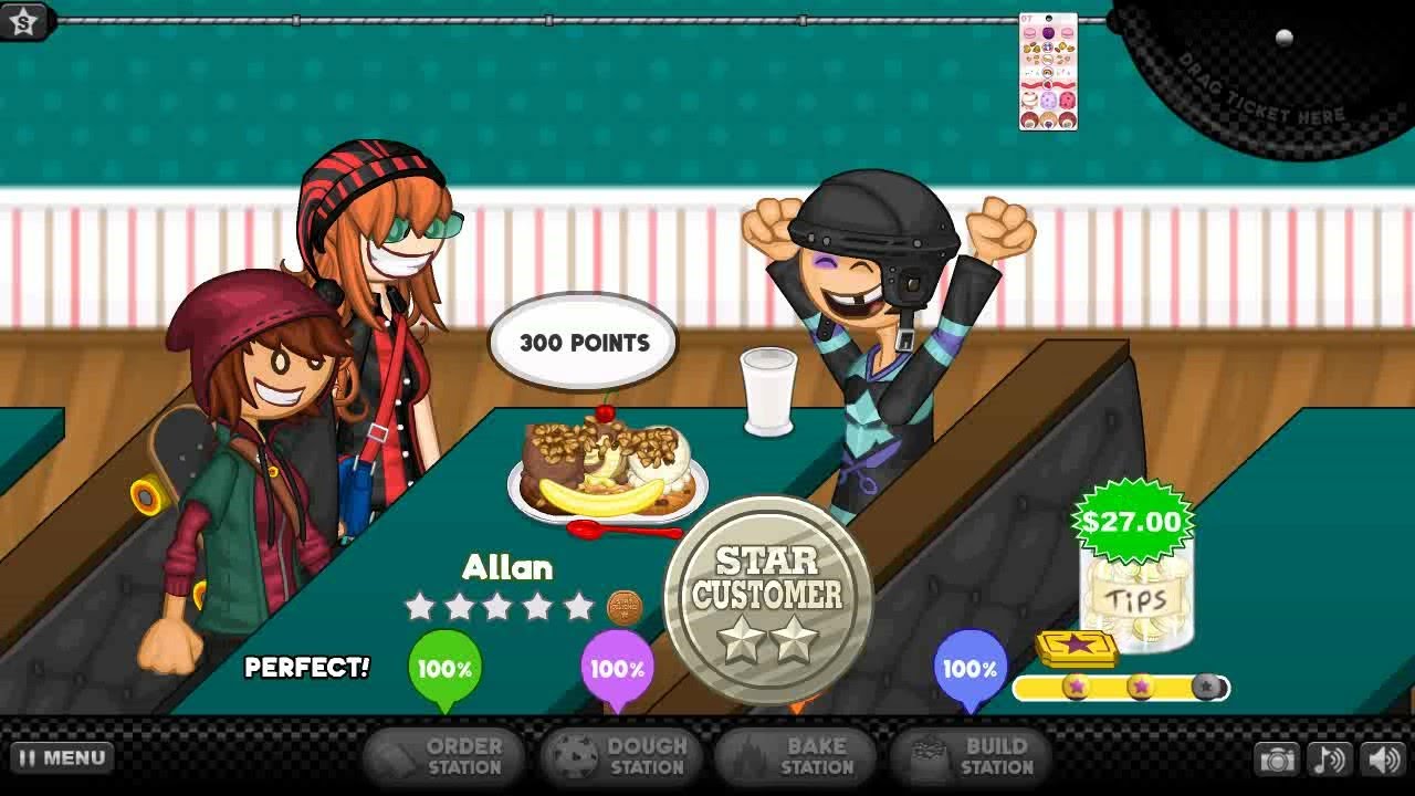 Papa's Scooperia HD Episode 67: All Silver Customers (Perfect Day)