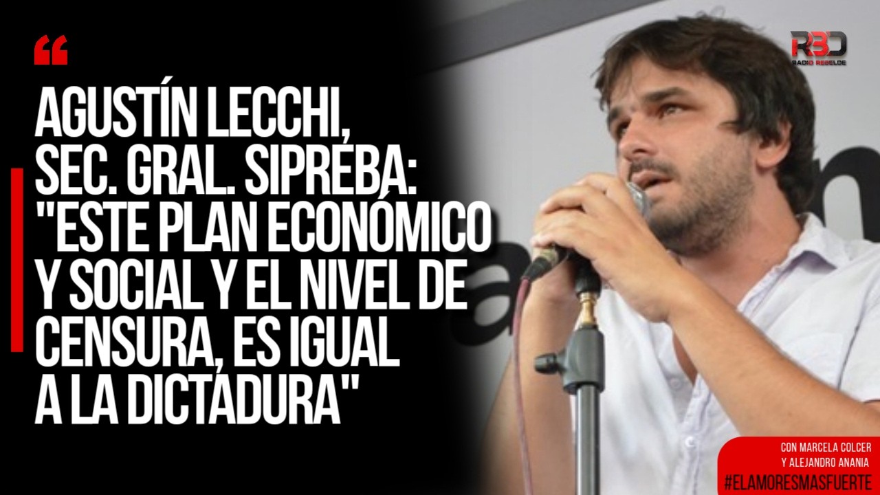 Agustín Lecchi. SIPREBA 