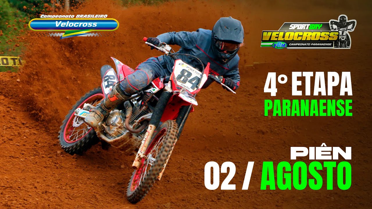 🟢 (AO VIVO) SPORTBAY CAMPEONATO PARANAENSE DE VELOCROSS - PIÊN - SÁBADO 02/08