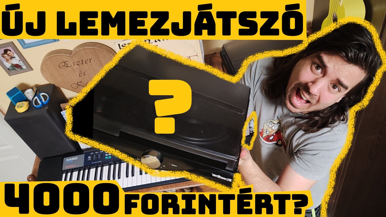 Újonnan 4000 forintos lemezjátszó, 11 év után: jobb, mint a filléres használt?
