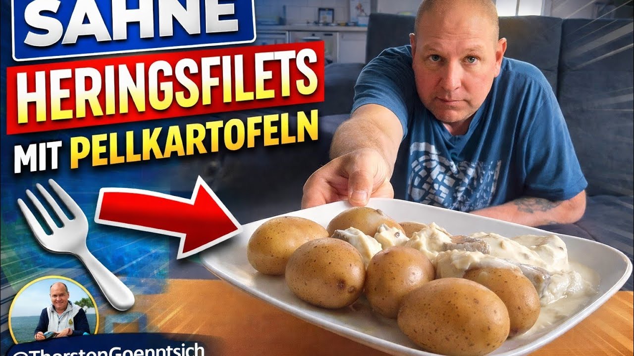 #131 Sahne Heringsfilets mit Pellkartoffeln 