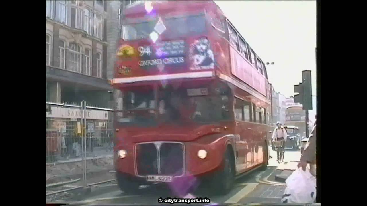 Buses & More 1990's Oxford Street London 1 (of 2)