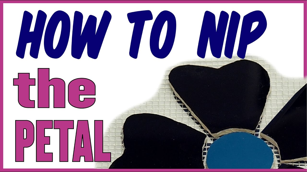 Cutting A Petal Out With Inward Curves - Mosaic Tutorial