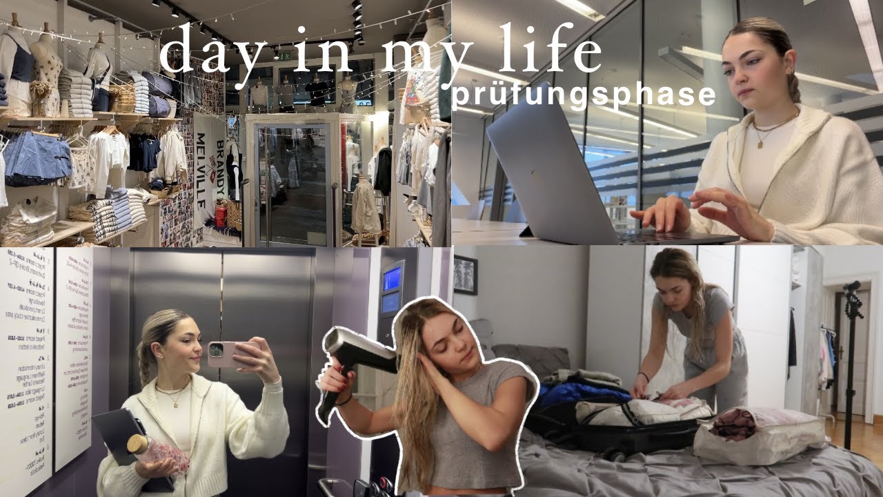 DAY IN MY LIFE: letzte Prüfung,packen+kleiner Haul|Sabrina