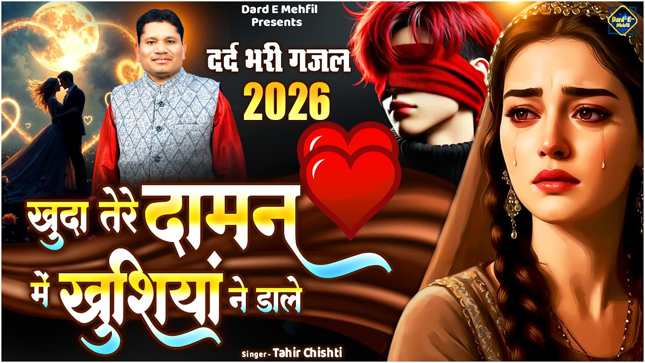 दर्द भरी ग़ज़ल 2026 | Khuda Tere Daaman Mein Khushiyan Na Dale | Tahir Chishti Ki Ghazal | Sad Ghazal