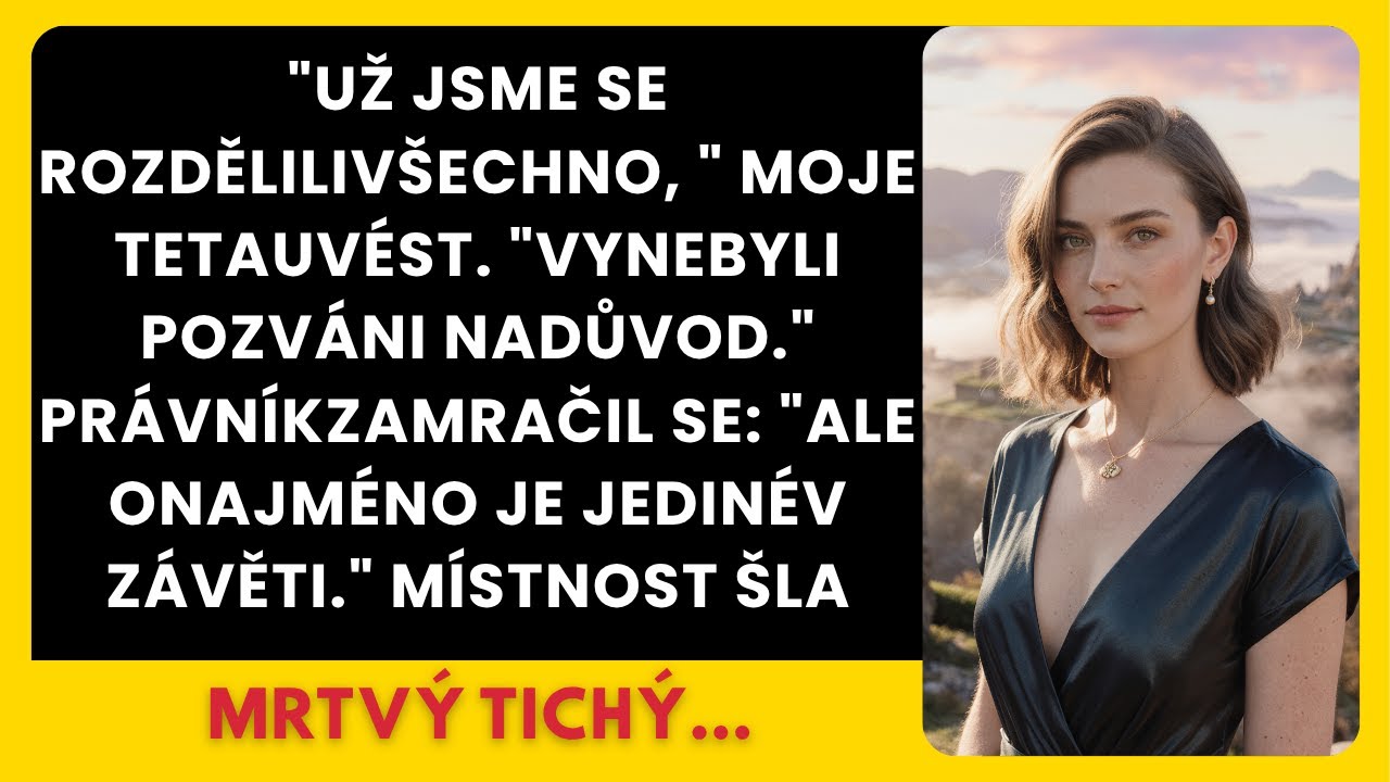 Rodina mě vyloučila z vůle babičky — právník měl jiný názor.