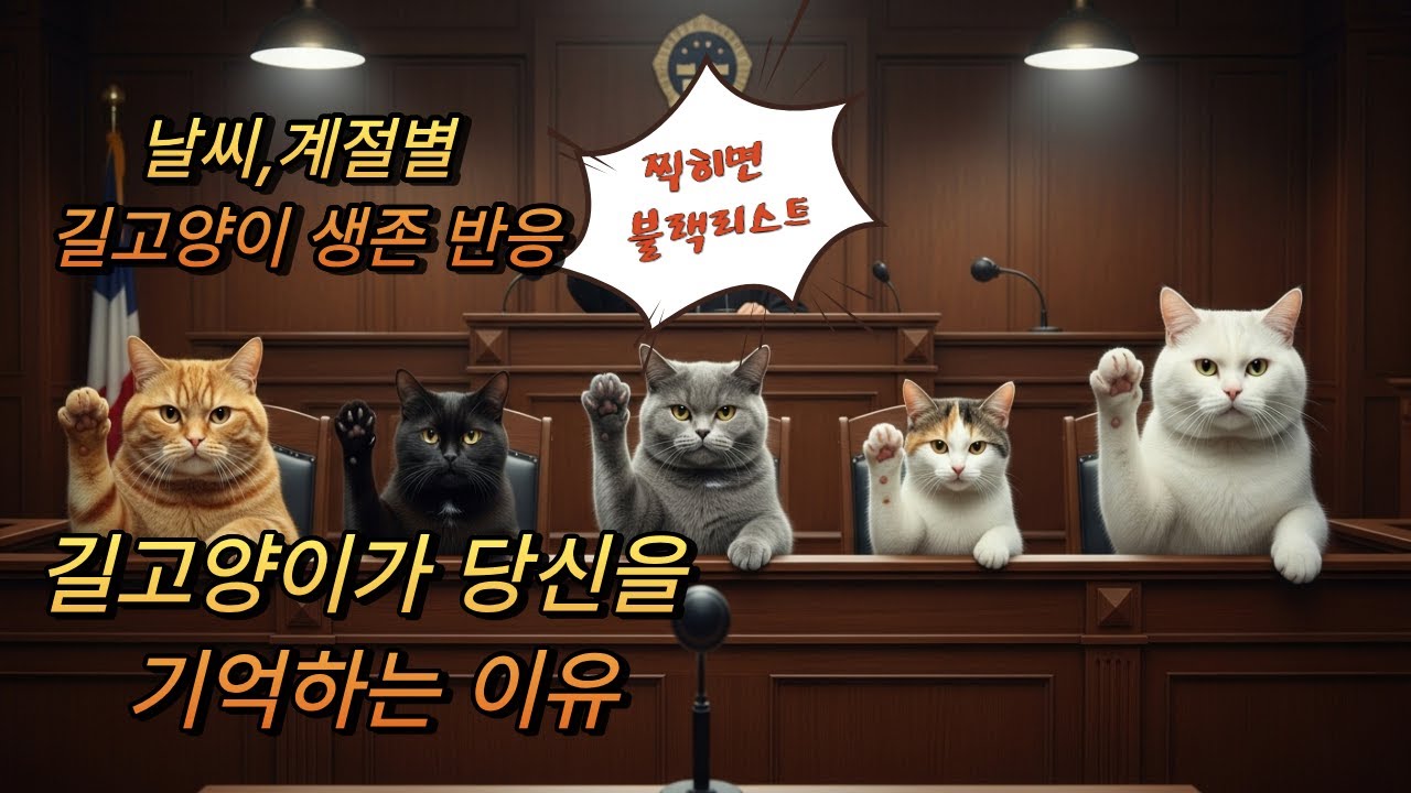 길고양이 무리의 비밀!!한 번 찍히면 3개월간 블랙리스트라고??